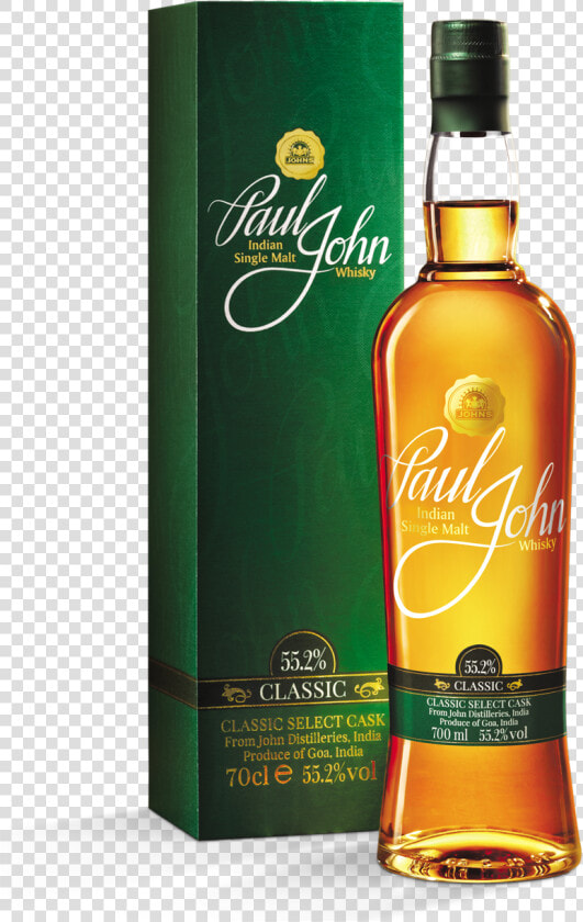 Classic Select Cask Single Malt Whisky From Paul John   Paul John Classic Select Cask  HD Png DownloadTransparent PNG