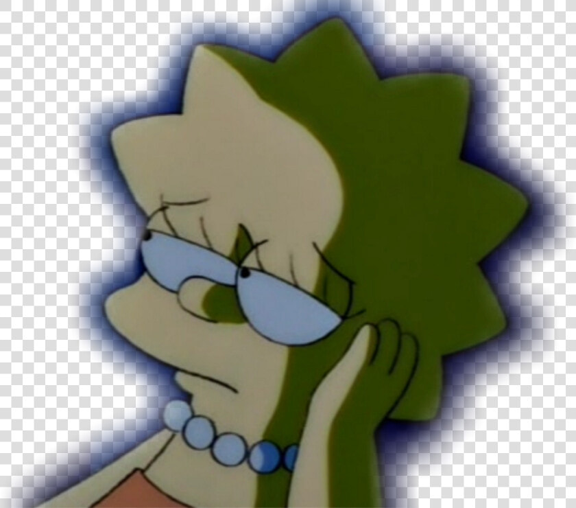  sadlisa  tumblr  tumblrsticker  lisa Simpson Sadness   Sad Profile Pictures For Instagram  HD Png DownloadTransparent PNG