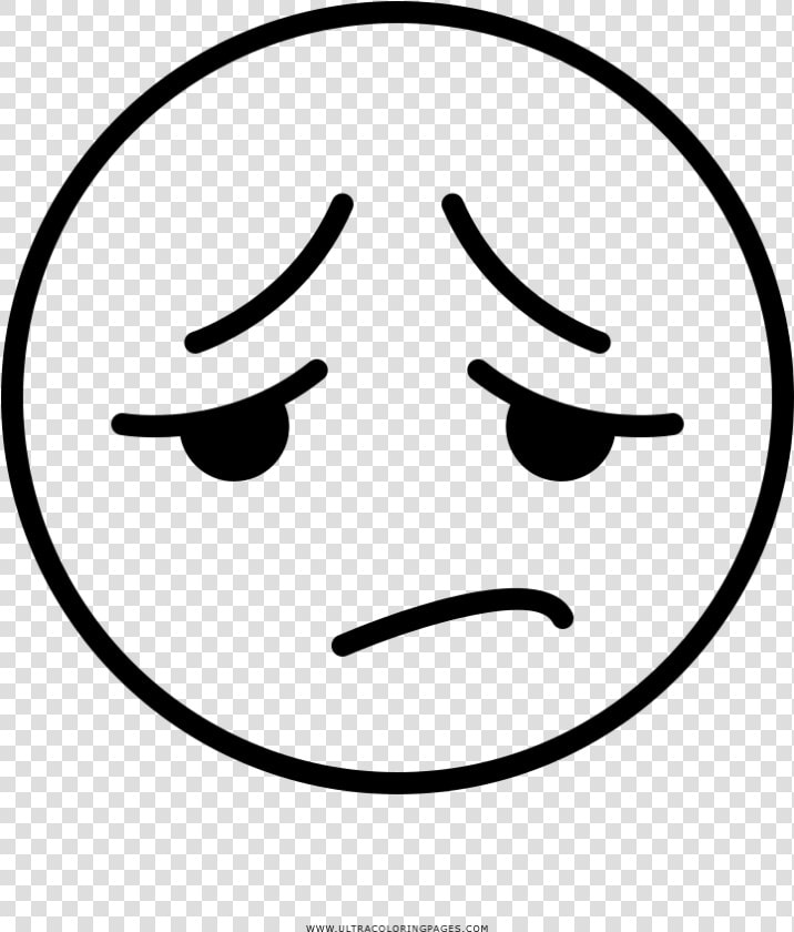 Disappointed Face Coloring Page  HD Png DownloadTransparent PNG