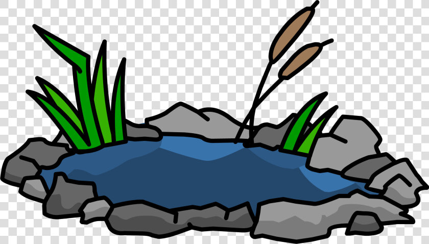 Transparent Koi Pond Clipart   Club Penguin Pond  HD Png DownloadTransparent PNG