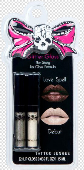 Tattoo Junkee Love Spell  amp  Debut Glitter Gloss   Eye Shadow  HD Png DownloadTransparent PNG