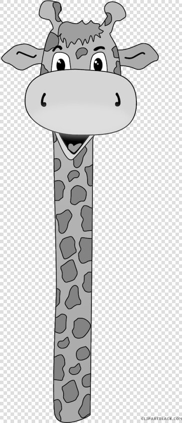 Transparent Giraffe Head Png   Giraffe Long Neck Cartoon  Png DownloadTransparent PNG