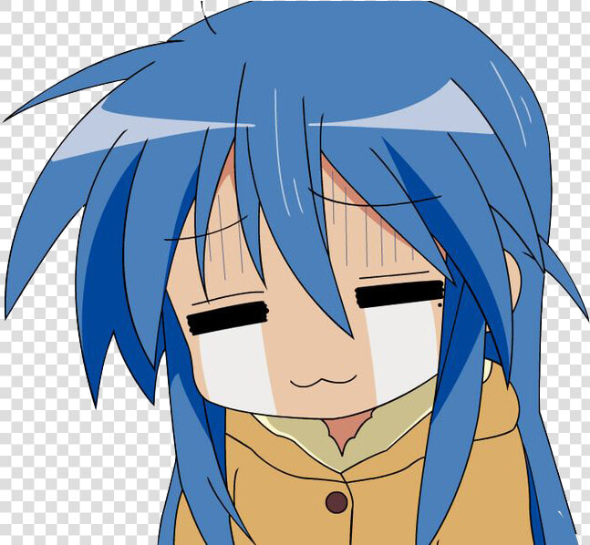 Sticker Konata Izumi Lucky Star Manga Anime Kikoojap   Funny Crying Anime Girl  HD Png DownloadTransparent PNG