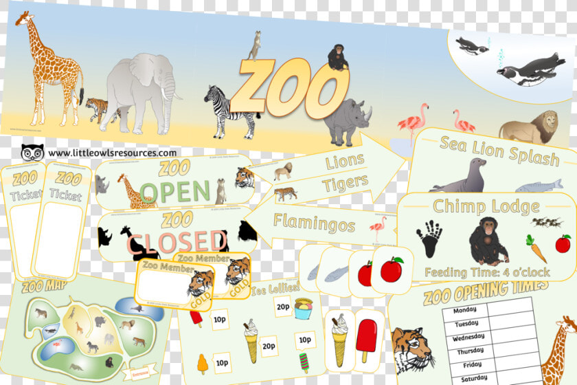 Zoo Role Play Pack Cover   Zoo  HD Png DownloadTransparent PNG