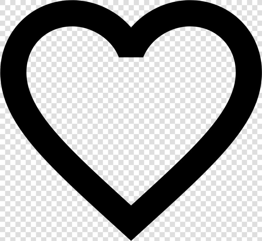 Transparent Coeur Png   Heart Clipart Black And White  Png DownloadTransparent PNG