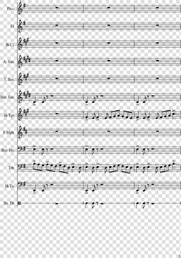 Choppa Style Trumpet Sheet Music  HD Png DownloadTransparent PNG