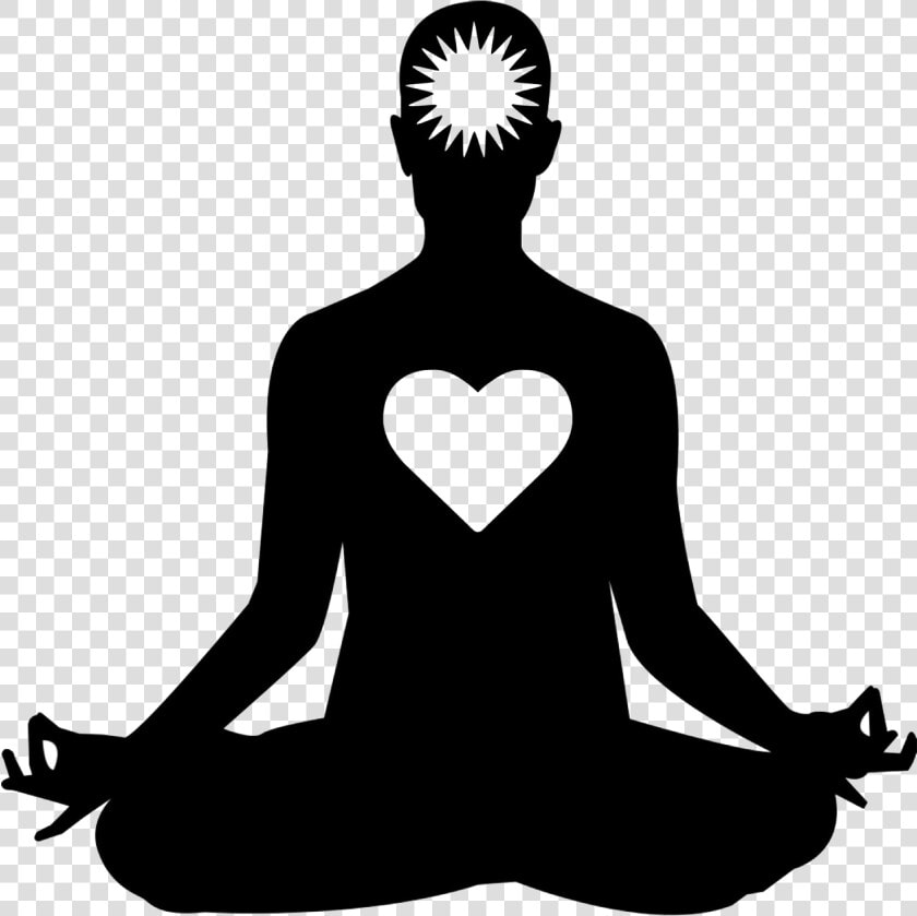 Transparent Yoga Clipart Images   Meditation Images Black And White  HD Png DownloadTransparent PNG