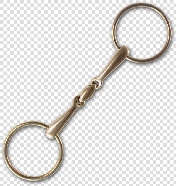 Stübben Steeltec Golden Ring Loose Ring Snaffle   Keychain  HD Png DownloadTransparent PNG