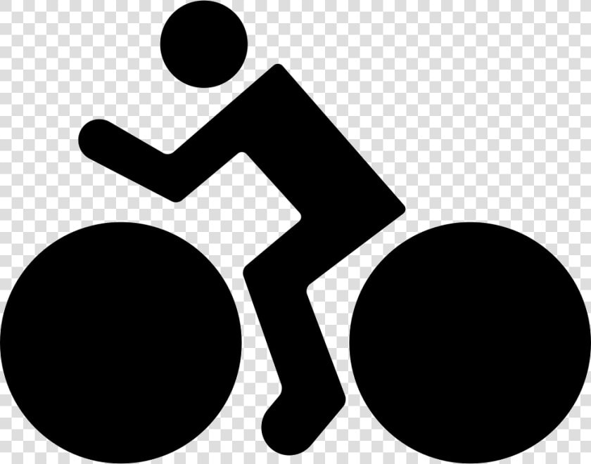 Man Riding On A Bike   Bike Riding White Icon Png  Transparent PngTransparent PNG