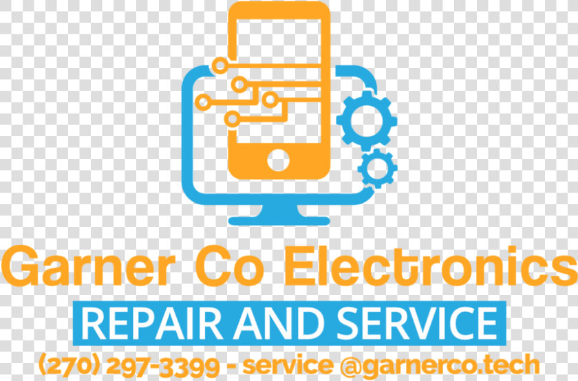 Logo For Website Landing With Contact Info   Phone And Computer Repair Logo  HD Png DownloadTransparent PNG