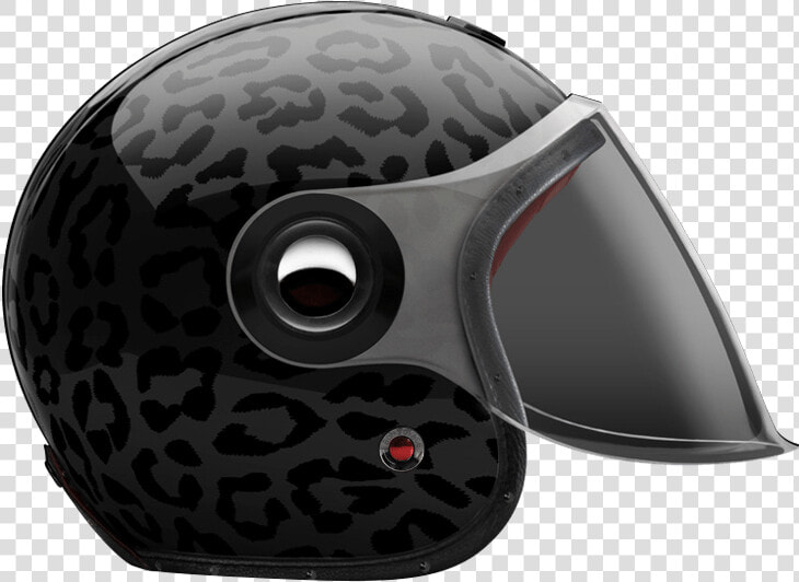 Side View Of Ruby Jet Panther Helmet   Motorcycle Helmet  HD Png DownloadTransparent PNG