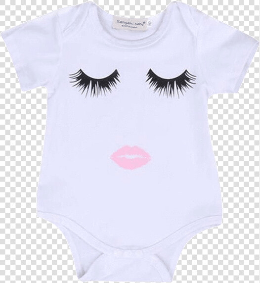 Petite Bello Bodysuit 0 6 Months Closed Eyes Bodysuit   Girl  HD Png DownloadTransparent PNG