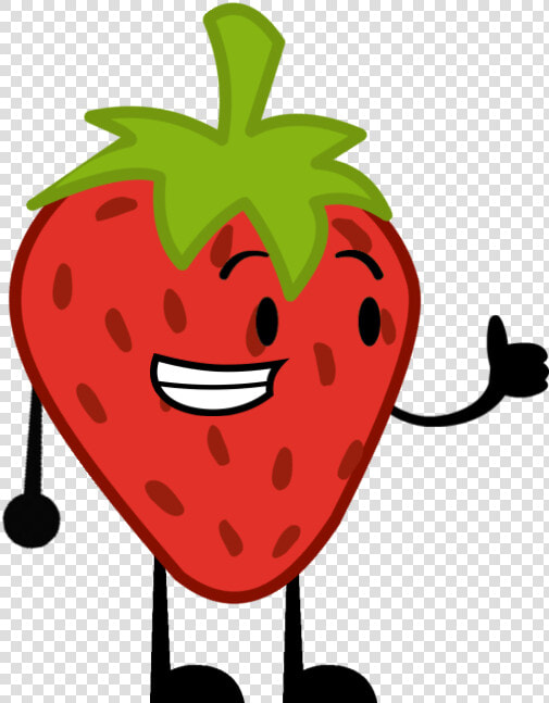 Image Wow Strawberry New Pose Png Shows   Cartoon Strawberry Clip Art  Transparent PngTransparent PNG