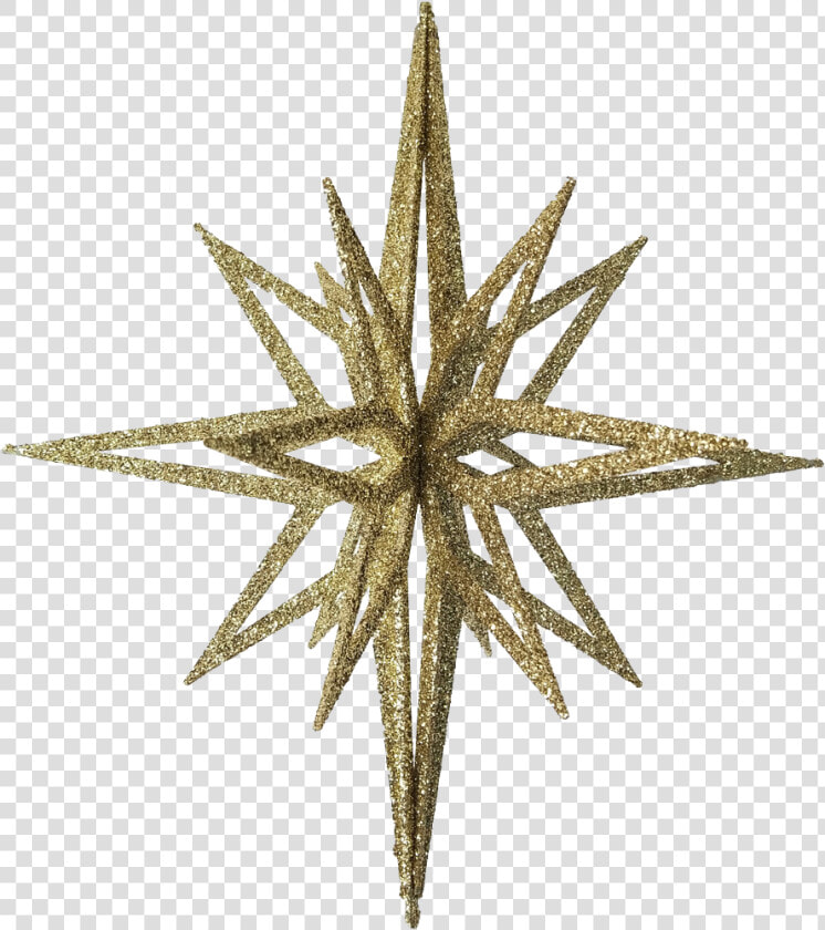 Star 3d Gold Glitter   Star Glitter Christmas Ornaments  HD Png DownloadTransparent PNG