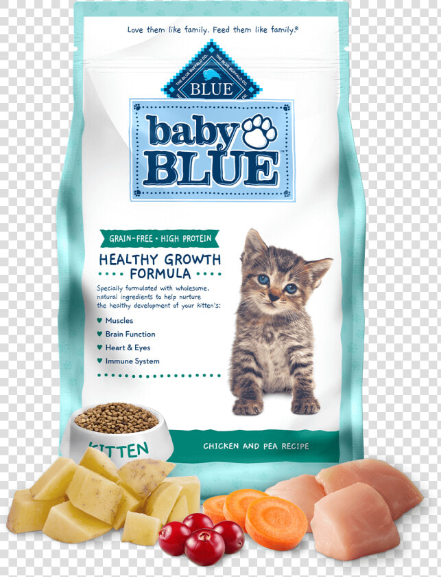 Baby Blue Kitten High Protein  Grain Free Chicken Formula   Blue Buffalo Co   Ltd   HD Png DownloadTransparent PNG