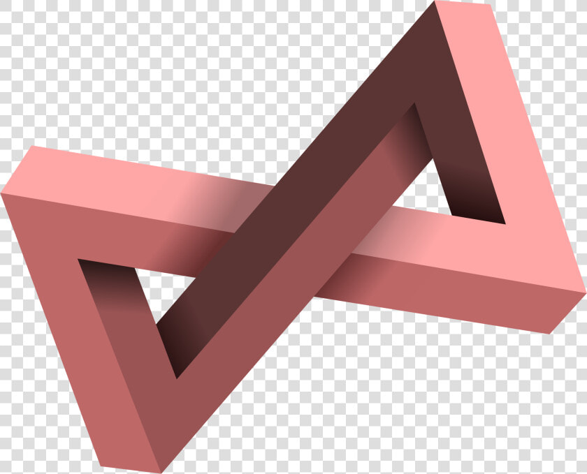 Optical Illusion Impossible Triangle  HD Png DownloadTransparent PNG