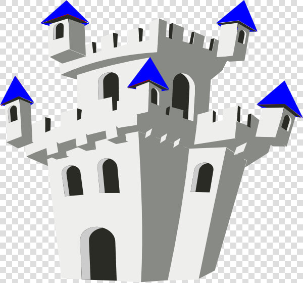 Blue Castle Svg Clip Arts   Blue Castle Clip Art  HD Png DownloadTransparent PNG