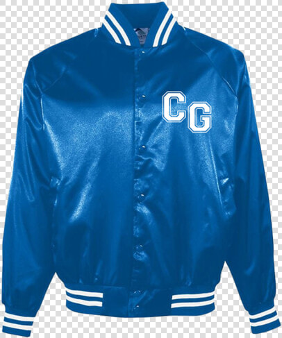 Sunset High Royal Blue Jacket   Satin Baseball Jacket  HD Png DownloadTransparent PNG