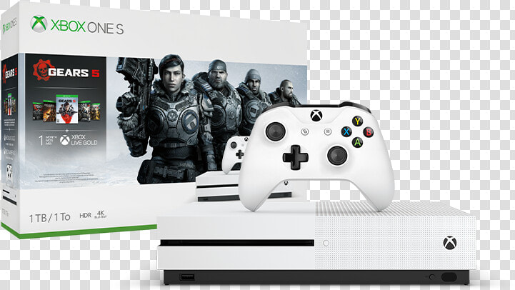 Xbox One S 1tb Gears 5  HD Png DownloadTransparent PNG