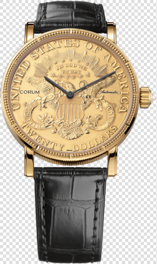 Corumgoldwatch   Corum Coin Watch Price  HD Png DownloadTransparent PNG