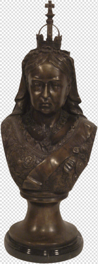 Queen Victoria Bronze Bust   Bronze Sculpture  HD Png DownloadTransparent PNG