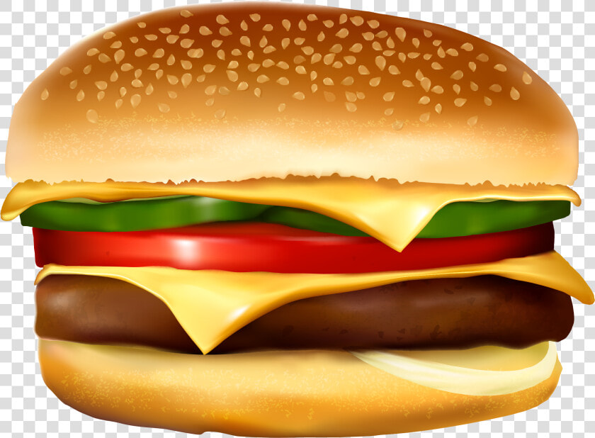 Free Hamburger Clipart With Transparent Background   Transparent Background Burger Clipart  HD Png DownloadTransparent PNG