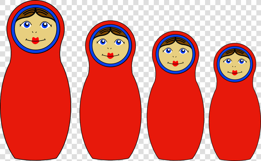 Smile face matryoshka Doll  HD Png DownloadTransparent PNG