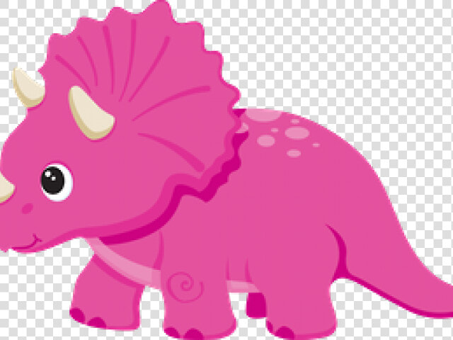 Transparent Triceratops Clipart   Cute Pink Dinosaur Clipart  HD Png DownloadTransparent PNG