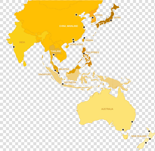 Latin America   Map Of Asia Grey  HD Png DownloadTransparent PNG