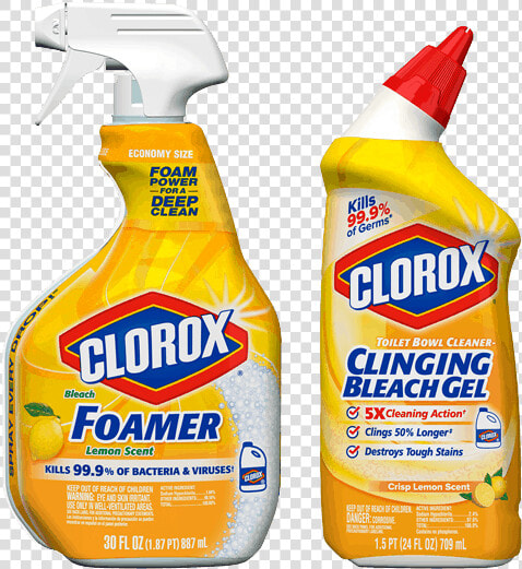 Clorox Toilet Bowl Cleaner Lemon  HD Png DownloadTransparent PNG