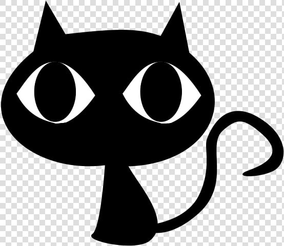 Black Cat Png Clip Arts   Cute Black Cat Vector  Transparent PngTransparent PNG