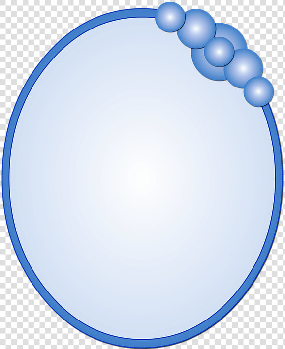 Oval  Azul  Moldura  Espelho  Círculo  Geométrico  HD Png DownloadTransparent PNG