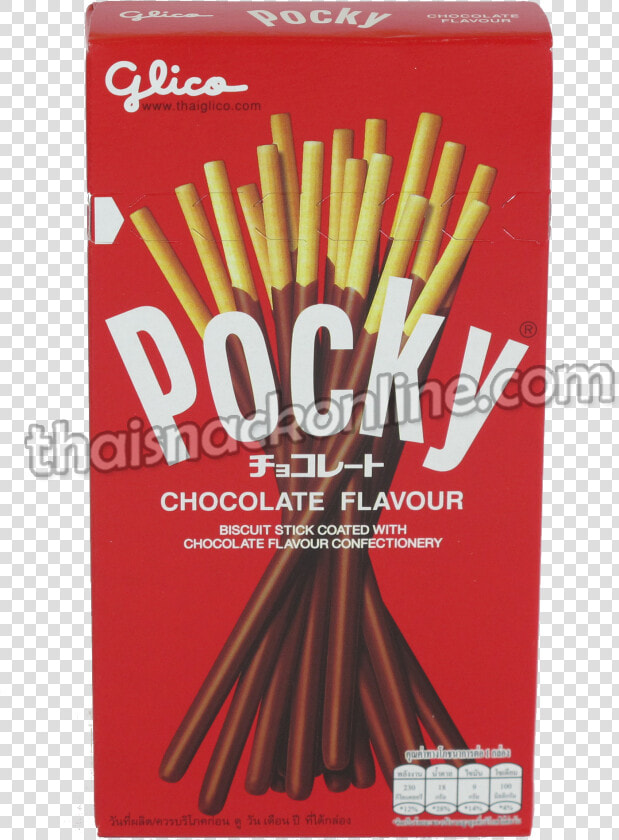 Glico Pocky Biscuit Stick 40g Chocolate  HD Png DownloadTransparent PNG