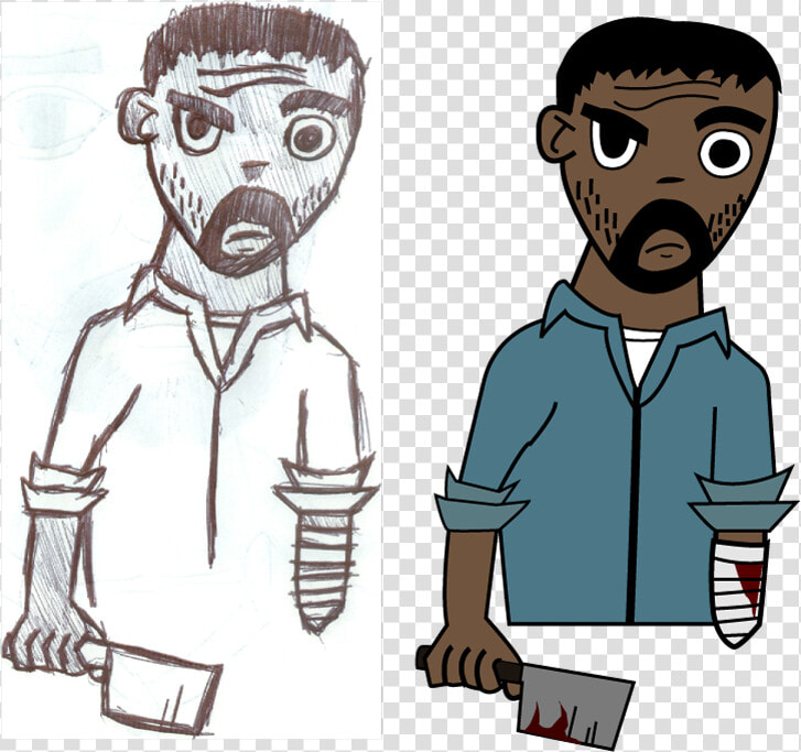 I Drew Lee Everett In The Style Of Scott Pilgrim  And   Sketch  HD Png DownloadTransparent PNG