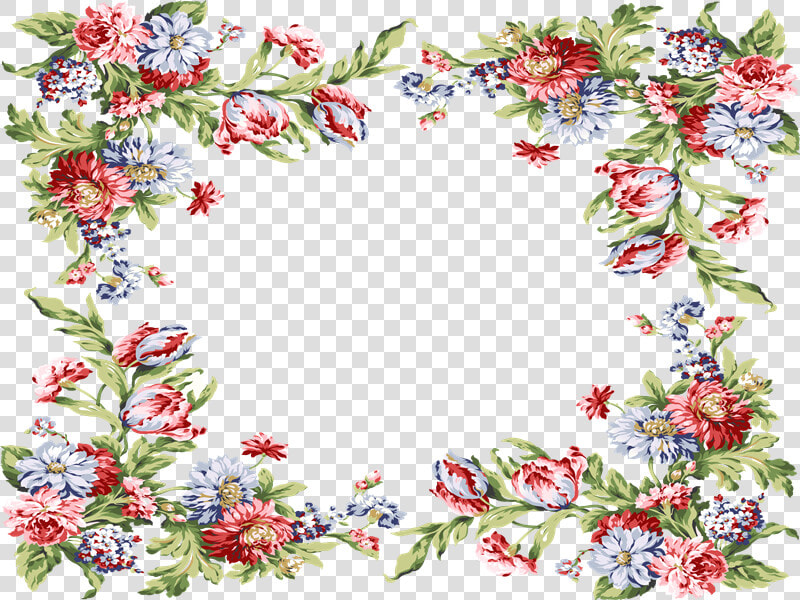 Marcos Para Fotos De Flores   Flower Border Design Png  Transparent PngTransparent PNG