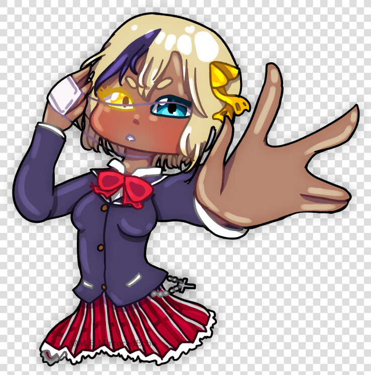 Duette Cosplaying As Rikka Takanashi   Cartoon  HD Png DownloadTransparent PNG