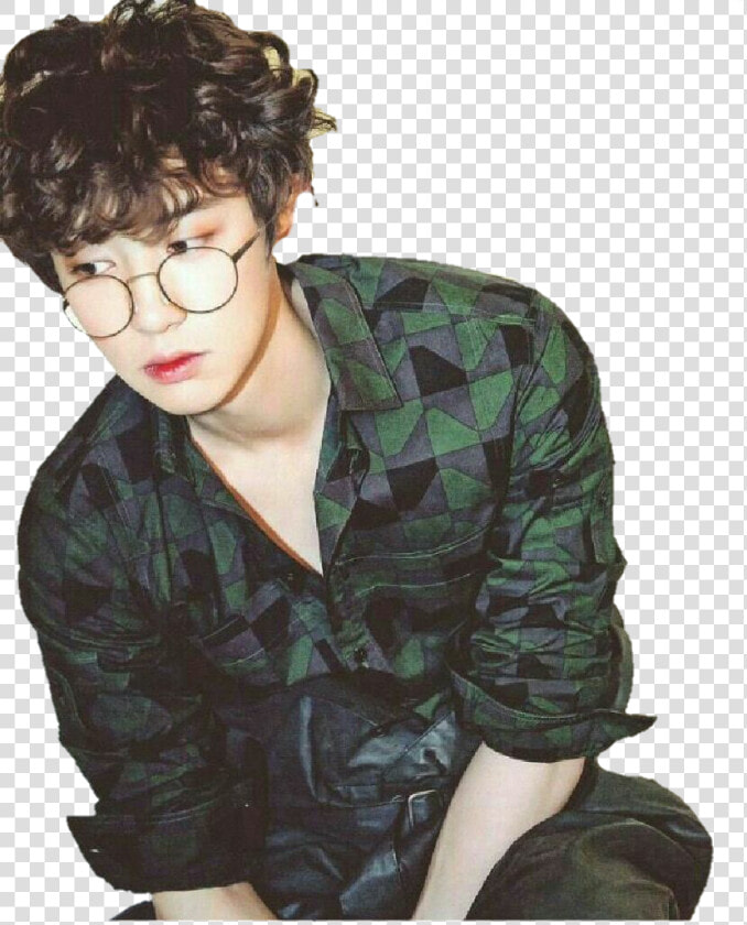   chanyeol  edit  png   Park Chanyeol With Glasses  Transparent PngTransparent PNG