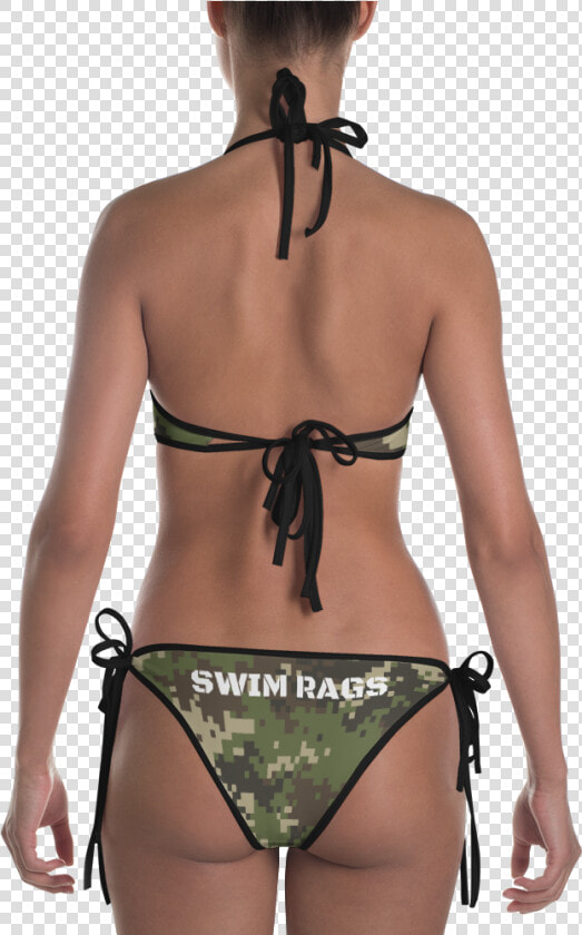 Transparent Swimsuit Model Png   Two Piece Bathing Suits Backs  Png DownloadTransparent PNG