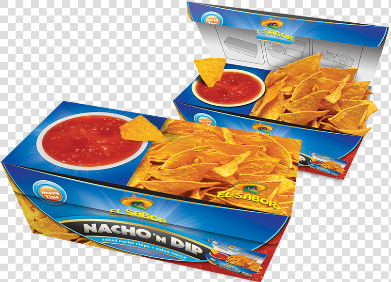 Transparent Nachos Png   El Sabor Nacho N Dip  Png DownloadTransparent PNG