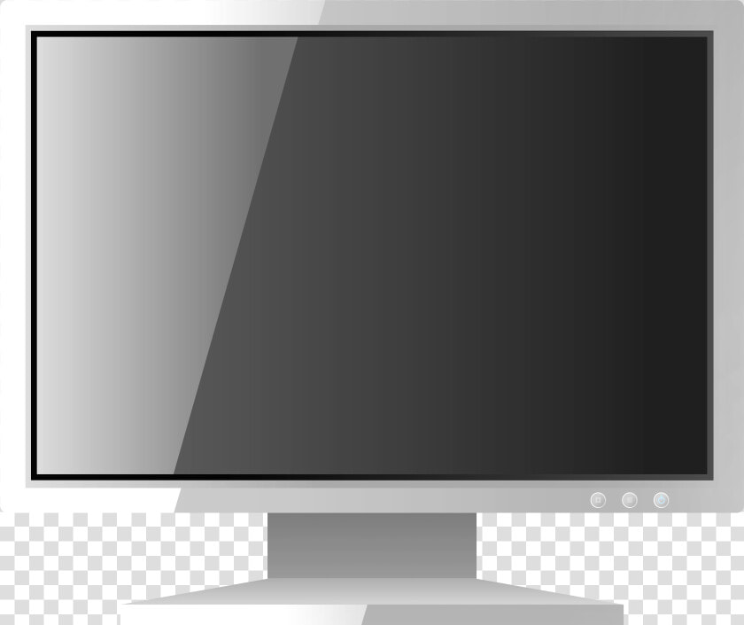 White Computer Lcd Monitor Png Clipart   Computer Monitor Clipart Png  Transparent PngTransparent PNG