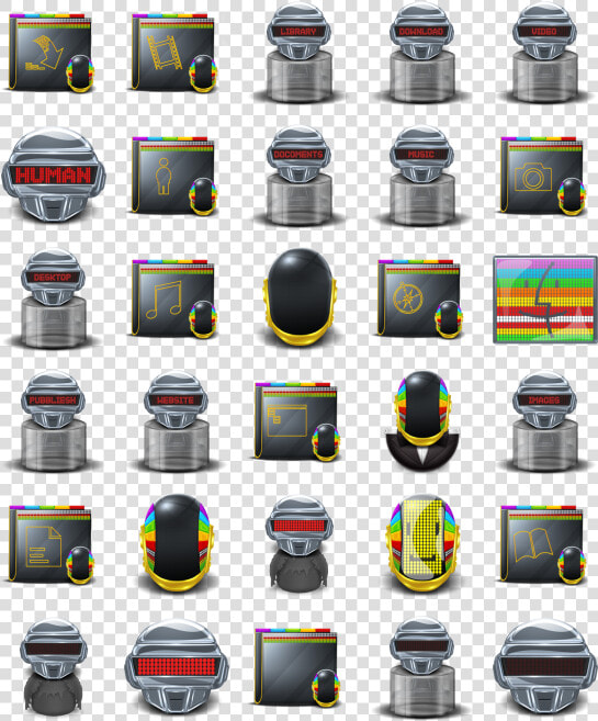 Daft Punk Icons   Png Download   Camera Lens  Transparent PngTransparent PNG