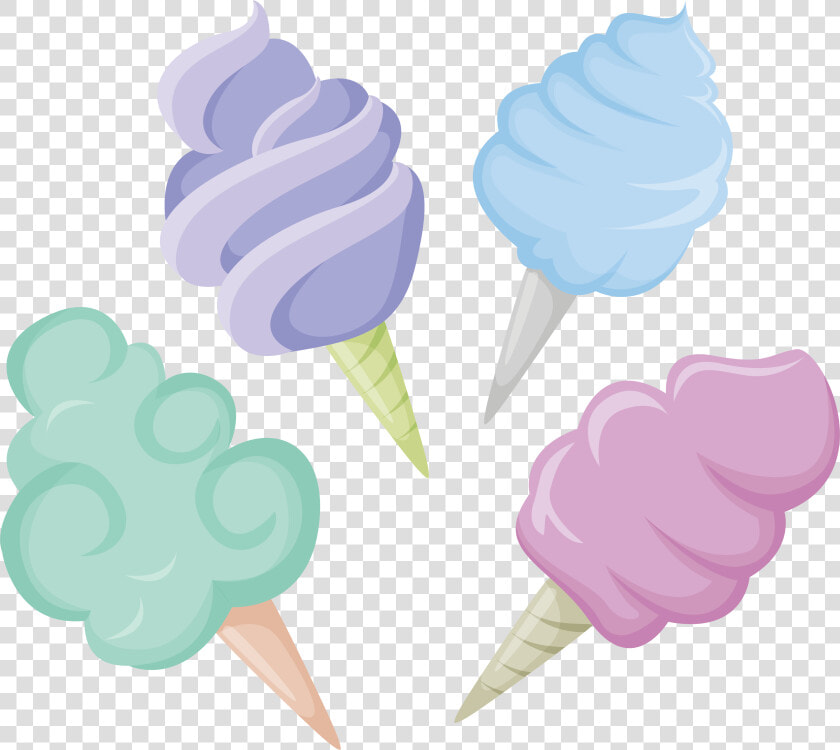 Dessert Clipart Colorful Candy   Cotton Candy Clipart Png  Transparent PngTransparent PNG