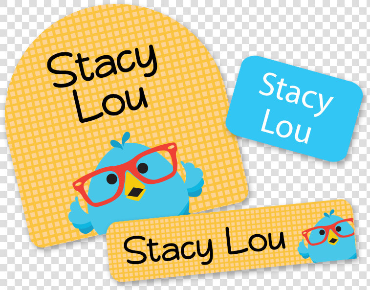 Tweet Bird Labels With Glasses  HD Png DownloadTransparent PNG