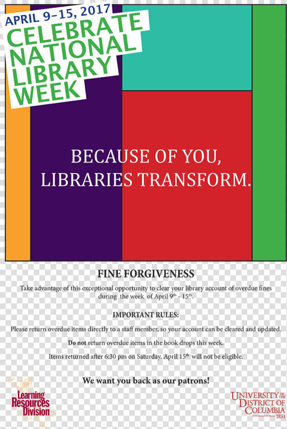 Celebrate National Library Week April 9 15    Graphic Design  HD Png DownloadTransparent PNG