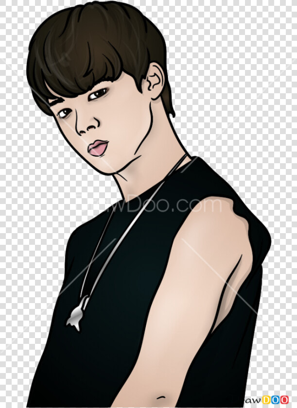 How To Draw Jimin  Bangtan Boys  HD Png DownloadTransparent PNG