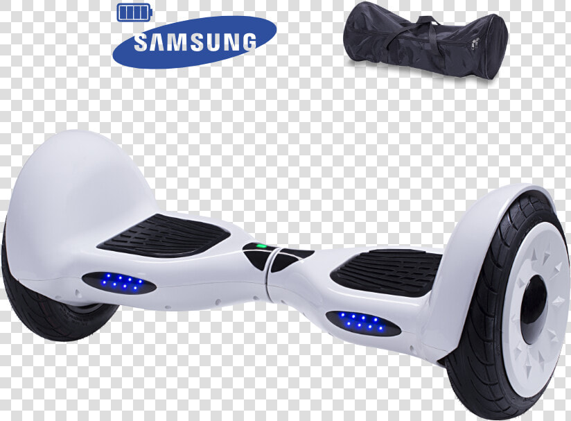 Hoverboard Smart Balance 10 Polegadas Branco Com Bateria   Samsung  HD Png DownloadTransparent PNG