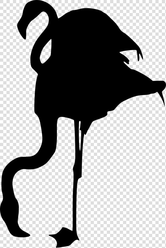 Flamingo  Silhouette  Animal  Bird  Boredom  Decoration    Illustration  HD Png DownloadTransparent PNG