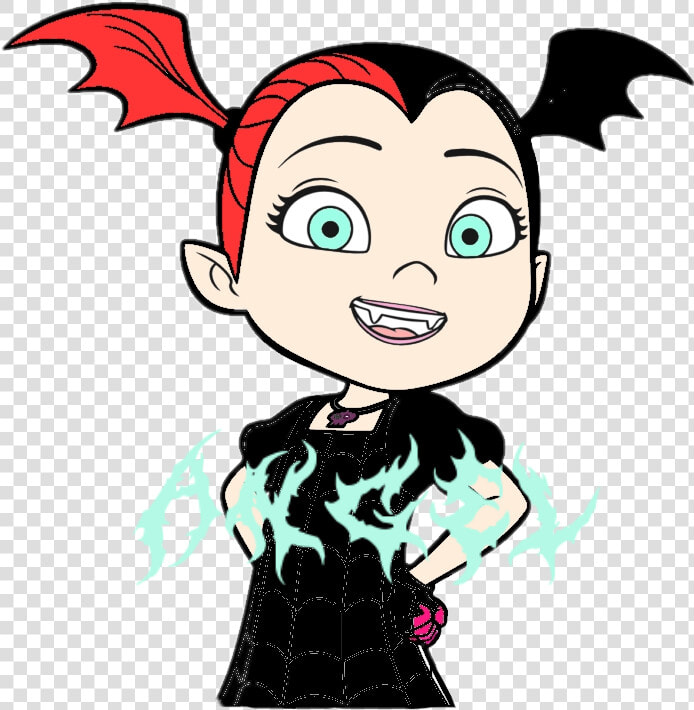 Vampire Vampirina Littlevampire Greeneyes Myedit Half   Vampirina Clip Art  HD Png DownloadTransparent PNG