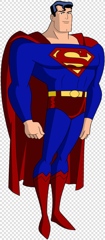 Superman Bruce Timm Style 2016 Custom By Noahlc   Superman Justice League Unlimited  HD Png DownloadTransparent PNG