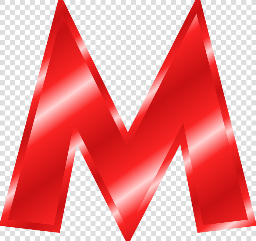 Letter M Png   Big Red Letter M  Transparent PngTransparent PNG